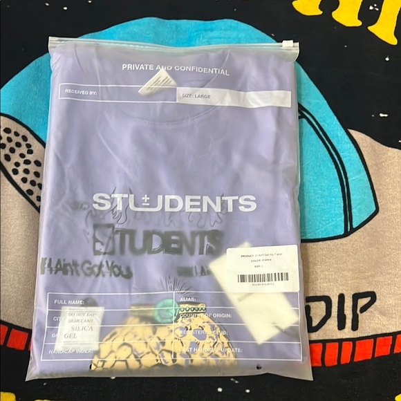 Students Golf Purple Short Sleeve Tee - Picture 7 of 7